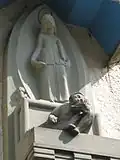 Geiger zu Gmünd an der Herrgottsruhkapelle bei St. Leonhard in Schwäbisch Gmünd
