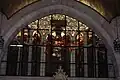 Fenster über dem Altar: Geißelung Jesu