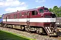 Diesel-elektrische Lok GMD B12 B-B # 6001, 1953 von GMD für die EFVM gebaut, 1968 an die RFFSA abge­geben, jetzt bei Ferrovia Tereza Cristina, Tubarão (SC)