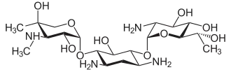 Struktur von Geneticin