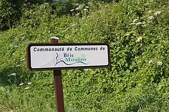 Schild in Genevray