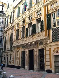 Palazzo Spinola di Pellicceria (1593 für Francesco Grimaldi gebaut, ab 1650 im Besitz der Pallavicini, seit dem 18. Jh. der Spinola, 1958 als Nationalmuseum gestiftet)