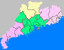 Greater Bay Area&nbsp;A – grüne Zone, 2009