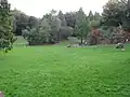 Ein Überblick auf die Anlage des Geologischen Gartens Bochum.