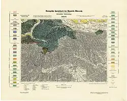 Österreichische Geologische Karte, um 1930