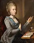 Porträt der Ehefrau des Johann Kaspar Enslin (um 1788)