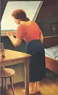 Mädchen am Fenster, 1925
