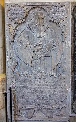Grabplatte für Georg Silberschlag des Jüngeren (1563–1635)