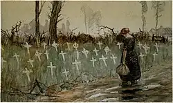 A roadside cemetery near Neuve Eglise
