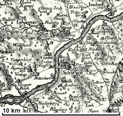 Atlas Tirolensis 1774 (Kellerjoch rechts unten)