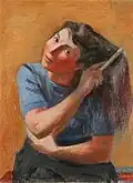 Jeune femme se coiffant (1942)