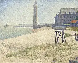 Georges Seurat: Leuchtturm bei Honfleur, 1886