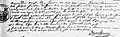 Eintrag der Hochzeit seiner Eltern in Bras
