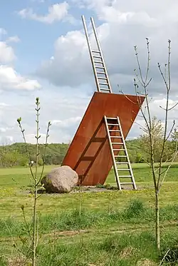 Skulptur Jakobsleiter am Skulpturenweg Salzgitter-Bad