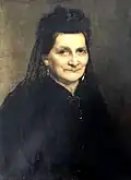 Alte Frau – Öl auf LW