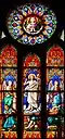 Glasfenster im Chor Mitte