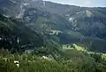Gerlospass, Blick von den Krimmler Wasserfällen aus