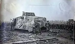 Der von neuseeländischen Soldaten erbeutete Wagen 528 „Hagen“