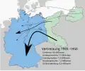 Jenseits der Oder-Neiße-Grenze sind 9,6 Millionen Deutsche geflüchtet oder wurden vertrieben.