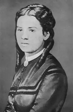 Gertrud Kugelmann, Ehefrau von Louis Kugelmann. Fotograf Julius Giere, Hannover.