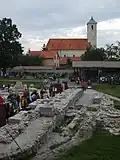 Mauerreste des spätantiken Kastells