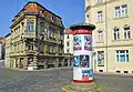 Die „Uhreninsel“, Geschäftshaus in der unteren Altstadt