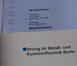 Gesellenbrief