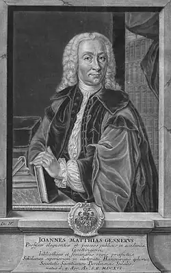 Johann Matthias Gesner