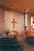 Altarraum Gethsemane-Kirche zu Neuschönningstedt (1983)