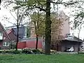 Die Getreidemühle an der Hauptstraße wurde im Jahr 2024 abgerissen.