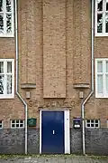 Geuzenhof, Eingang zum alten Kesselhaus, 2024