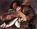Lachender Junge mit Korb und Fischen, Palazzo Pitti, Florenz