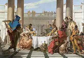 Das Bankett der Cleopatra, Tiepolo