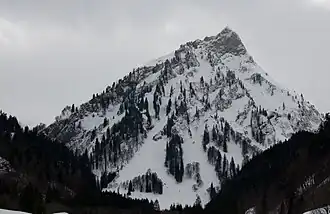 Der Giebel aus dem Hintersteiner Tal