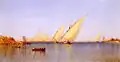 Fishing Boats coming into Brindisi Harbor