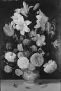 Stillleben mit Blumen, Öl auf Lwd.