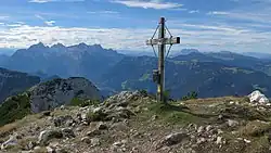 Gipfelkreuz auf dem Großen Weitschartenkopf