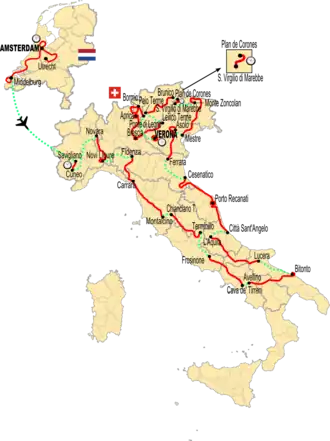 Karte 93. Giro d’Italia