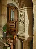 Kanzel und Orgel