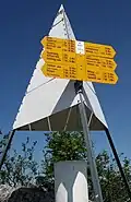 Triangulationspunkt Gisliflue, Jura/Schweiz, 772 m. ü. M.