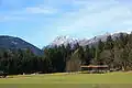 Reißkofel (Mitte) und Sattelnock (rechts) vom Gitschtal aus