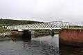 Drehbrücke über den Kanal