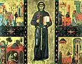 Giunta Pisano: Der Hl. Franziskus von Assisi, ca. 1270. Rom, Museum des Vatikans (Pinacoteca)
