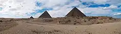 Panorama des Pyramidenplateaus