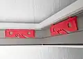Glasfalzeinlagen in einem Fensterrahmen