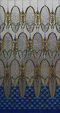 Glasperlenfenster (Jugendstil) im Hotel Katharinenhof