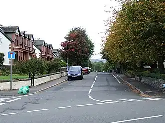 Straßenzug in der Innenstadt