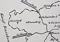 Karte mit Lage (1906)