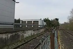 Reste des Gleisanschlusses der Firma Seibel & Reitz bei Breidenstein (2021)