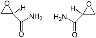 Struktur von Glycidamid